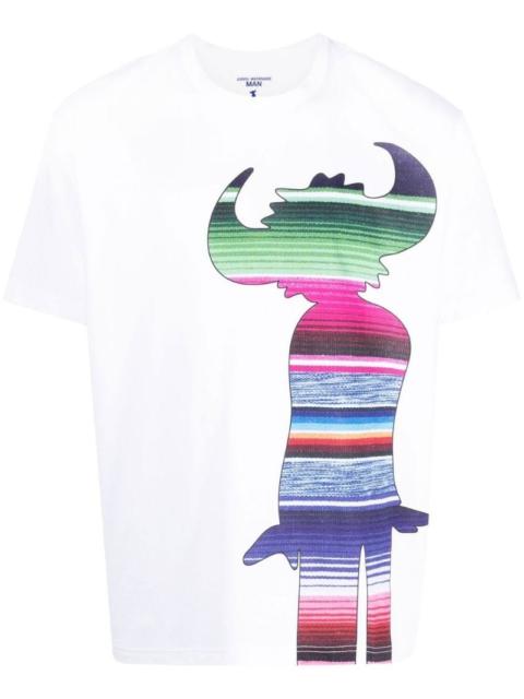 Junya Watanabe MAN graphic-print crewneck T-shirt