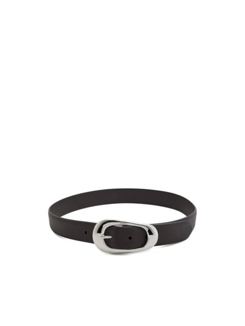 Anderson's narrow oval-buckle belt