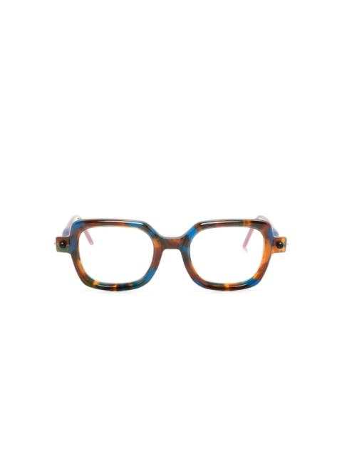 Kuboraum P4 MGT square-frame glasses