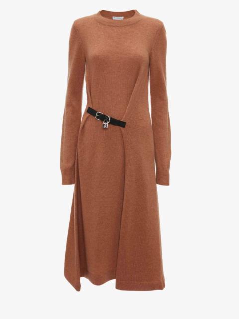 JW Anderson PADLOCK STRAP TIE DRESS