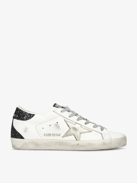 Superstar 11538 brand-patch leather low-top trainers