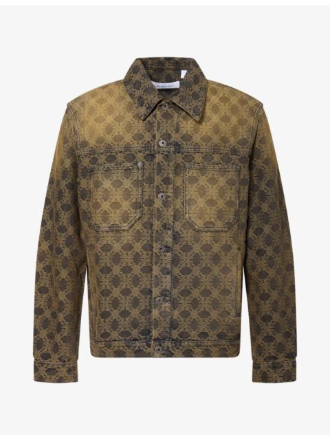 Off-White Jacquard Relaxed-Fit Denim Jacket