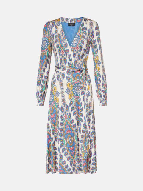 Etro Printed midi dress