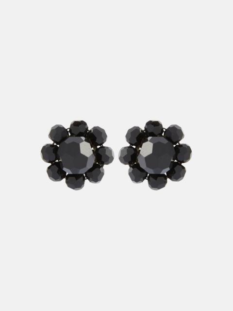 Simone Rocha Daisy Mini crystal earrings
