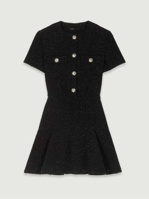 maje Short tweed dress