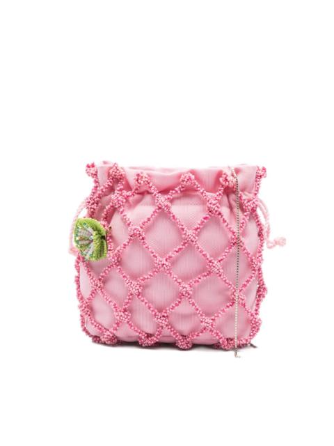 Rosantica Selene Marea beaded appliqué cross body bag