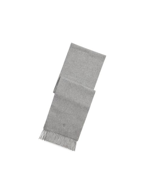 Polo Ralph Lauren fringed logo-embroidered scarf