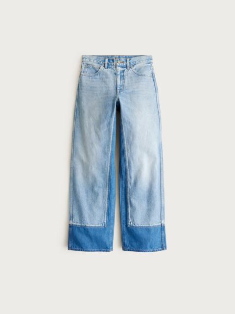 J.CREW Everyday wide-leg ankle jean with washblocking