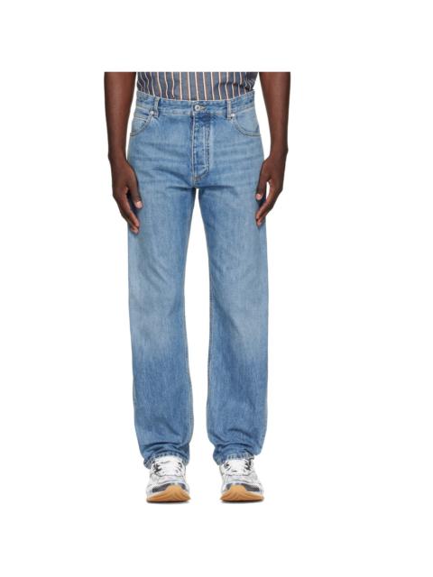 Bottega Veneta Blue Washed Denim Jeans