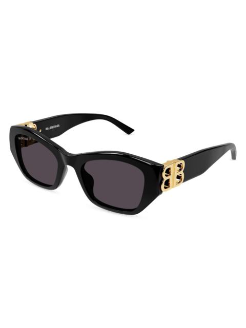 BALENCIAGA Women's Dynasty 53MM Cat-Eye Sunglasses - Black