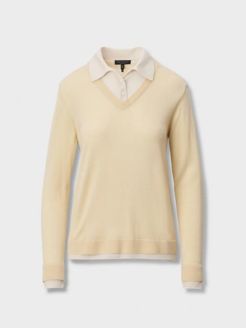 rag & bone Anne Wool Polo Sweater
