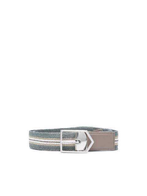 Canali stripe-detail belt