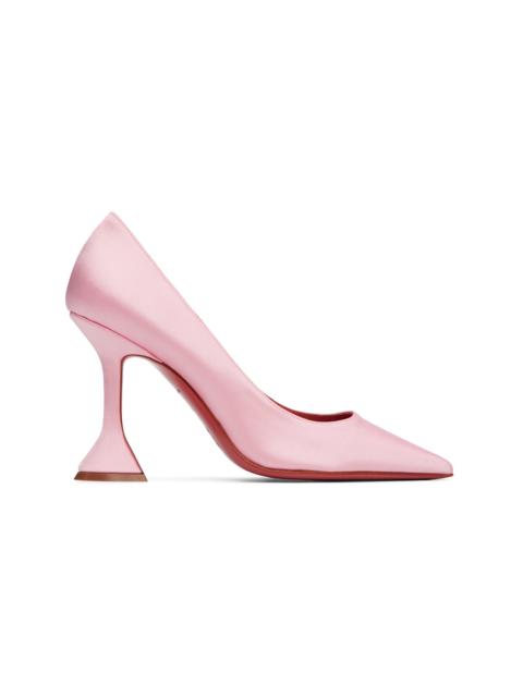 Amina Muaddi Pink Ami 95 Heels