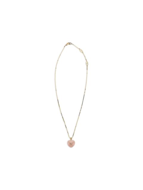 Coeur Royal quartz heart necklace