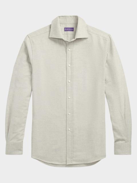 Ralph Lauren Men's Tonal Herringbone Button-Down Shirt
