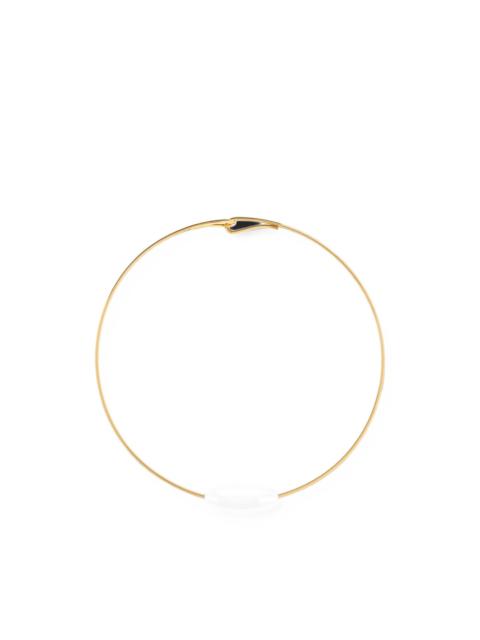 LIÉ STUDIO Scarlet oval-pendant necklace