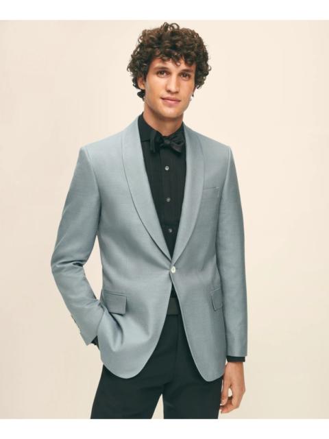 Brooks Brothers Black Fleece Shawl Collar Dinner Jacket in Silk Hopsack