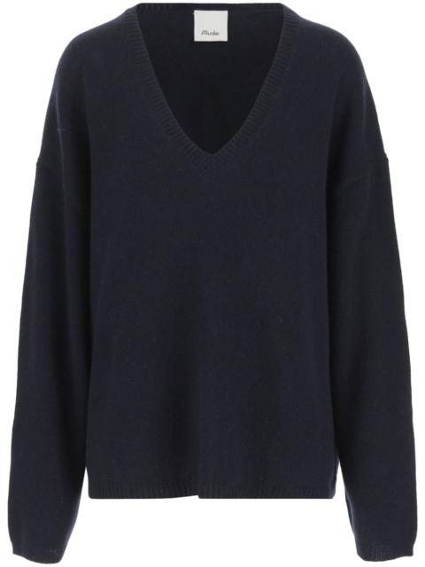 Allude V-neck sweater