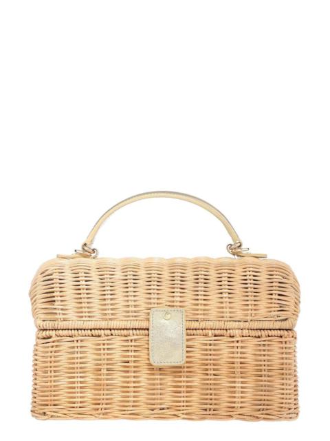 JUDITH LEIBER ISLA WICKER BASKET