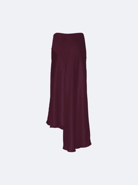 LAPOINTE Satin Asymmetrical Skirt
