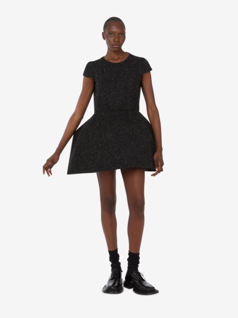 Moschino WOOL MÉLANGE CLOTH DRESS