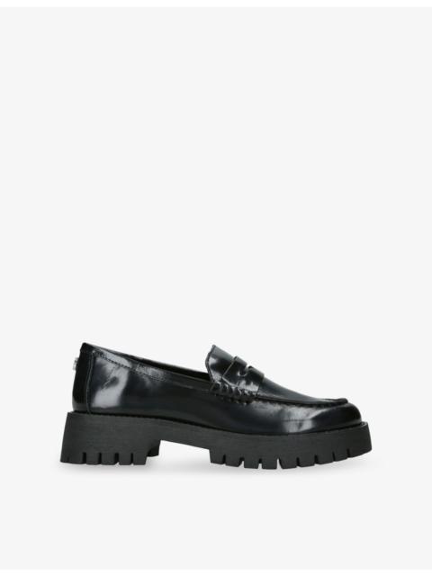 STEVE MADDEN Langsten Leather Loafers