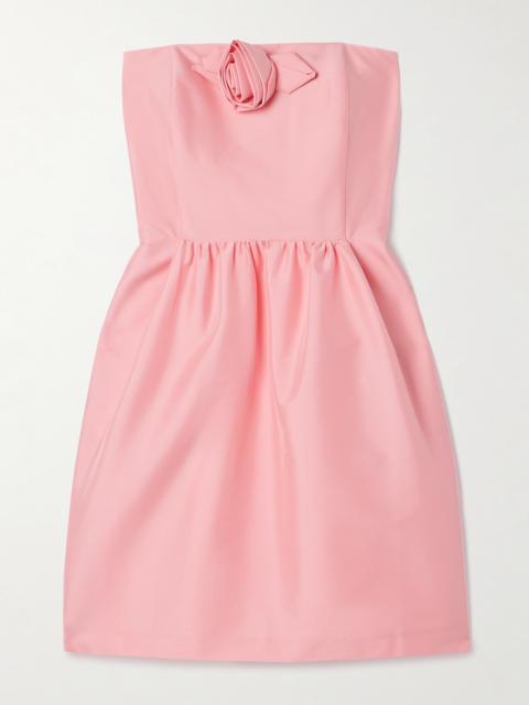 BERNADETTE Lena Embellished Taffeta Mini Dress