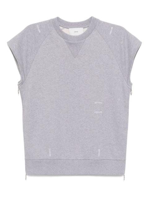 SETCHU logo-embroidered vest