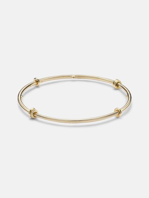 Spinelli Kilcollin Kini 18kt gold bangle with diamonds