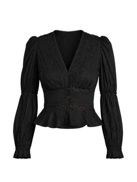 Reformation Meadowlark V-neck blouse