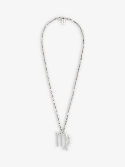 BALENCIAGA Women's Zodiac Sign Virgo Necklace in Silver