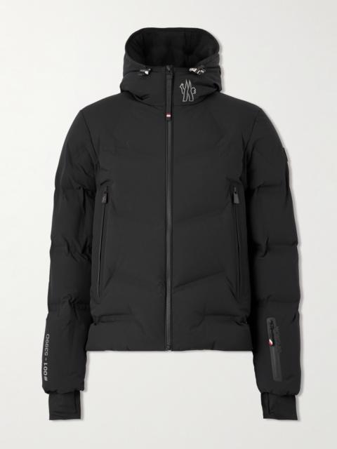 Moncler Grenoble Arcesaz Logo-Appliquéd Quilted Hooded Down Ski Jacket