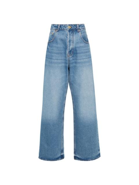 JACQUEMUS NÃ®mes mid-rise wide jeans