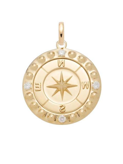 FOUNDRAE Diamond Internal Compass Large Medallion