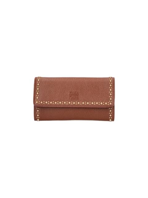 Miu Miu CROSSBODY LEATHER WALLET