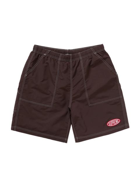 Supreme Supreme Nylon Painter Short (SS24) Dark Brown