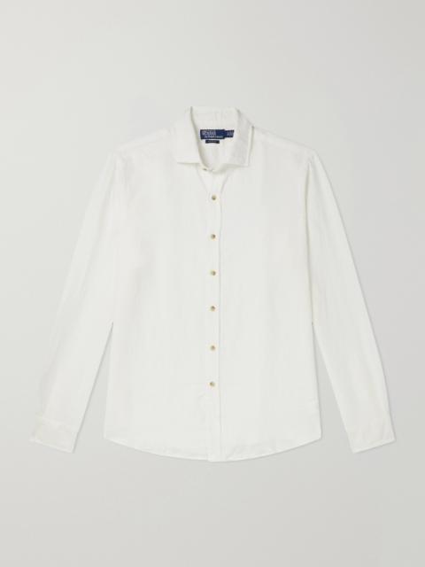 Polo Ralph Lauren Logo-Embroidered Linen Woven Shirt