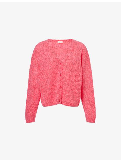 American Vintage Nuggy V-neck Wool-Blend Cardigan