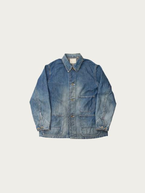 FULLCOUNT Denim Chore Jacket Hand Wash - Indigo Blue