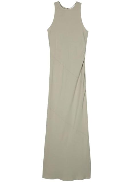 AMI Paris crepe sleeveless maxi dress