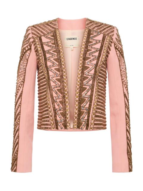 L'AGENCE Blossom Embellished Jacket