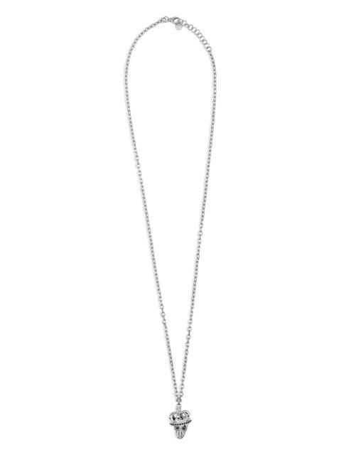 PHILIPP PLEIN 3D $kull Stainless Steel Chain Necklace, 29"