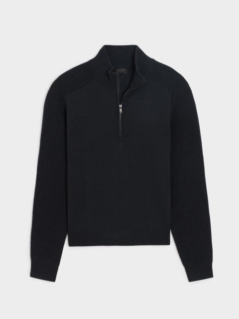 TODD SNYDER Merino Quarter-Zip Sweater