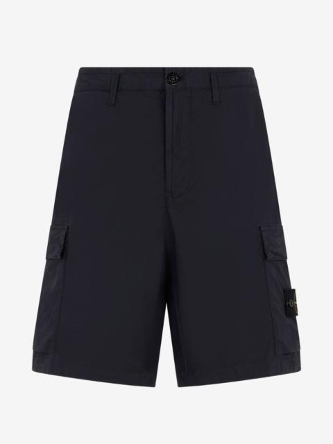 Stone Island logo-patch cargo shorts