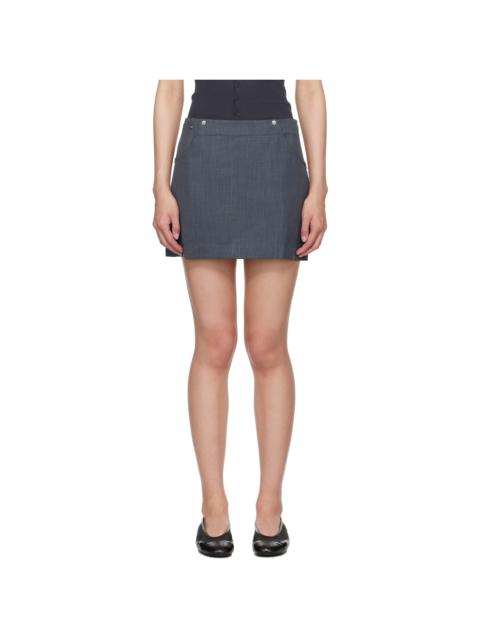 paloma wool Gray Erin Miniskirt