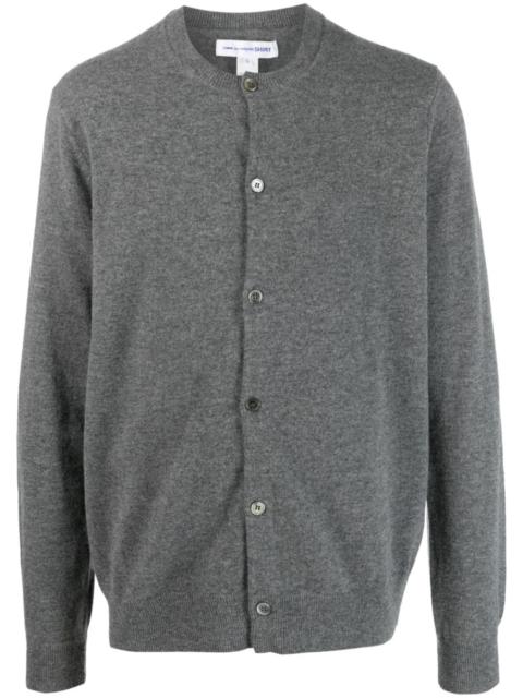 Comme des Garçons SHIRT round-neck knit cardigan