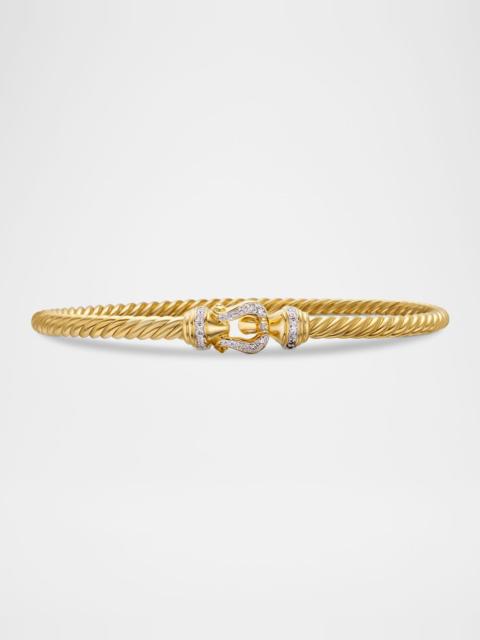 DAVID YURMAN 3.5mm Buckle Bracelet in 18K Gold
