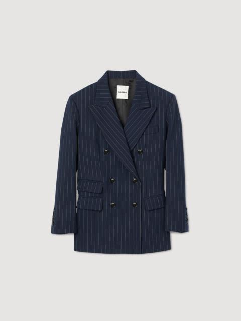 Sandro STRIPY SUIT JACKET