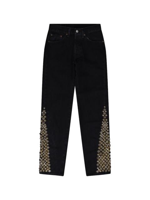 DENIM TEARS Doc Marten Studded 501 Jeans "Black" DT791
