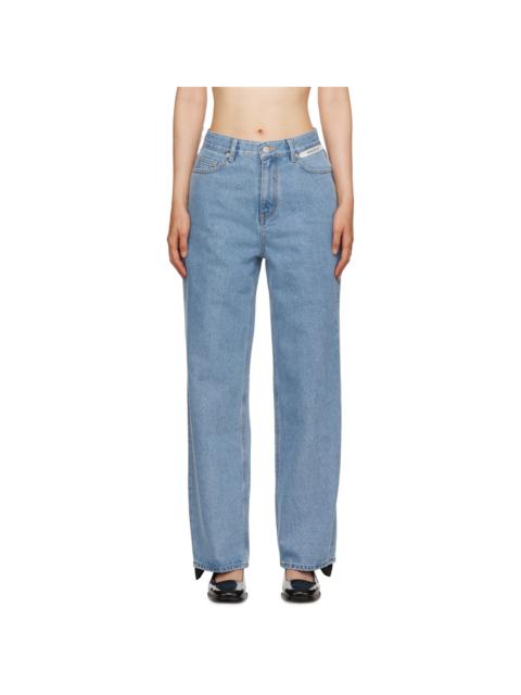 【関税込み】Henrik Vibskov インディゴ Engineered D ジーンズ HENRIK VIBSKOV Indigo Engineered D Jeans | REVERSIBLE
